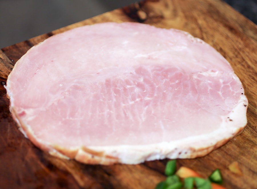 Whole ham slice