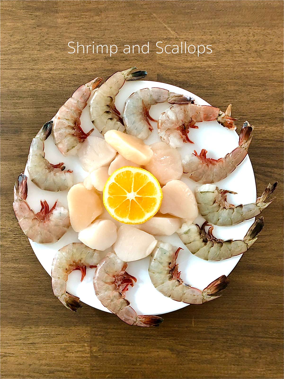 Ingredients for Sautéed Shrimp and Scallops