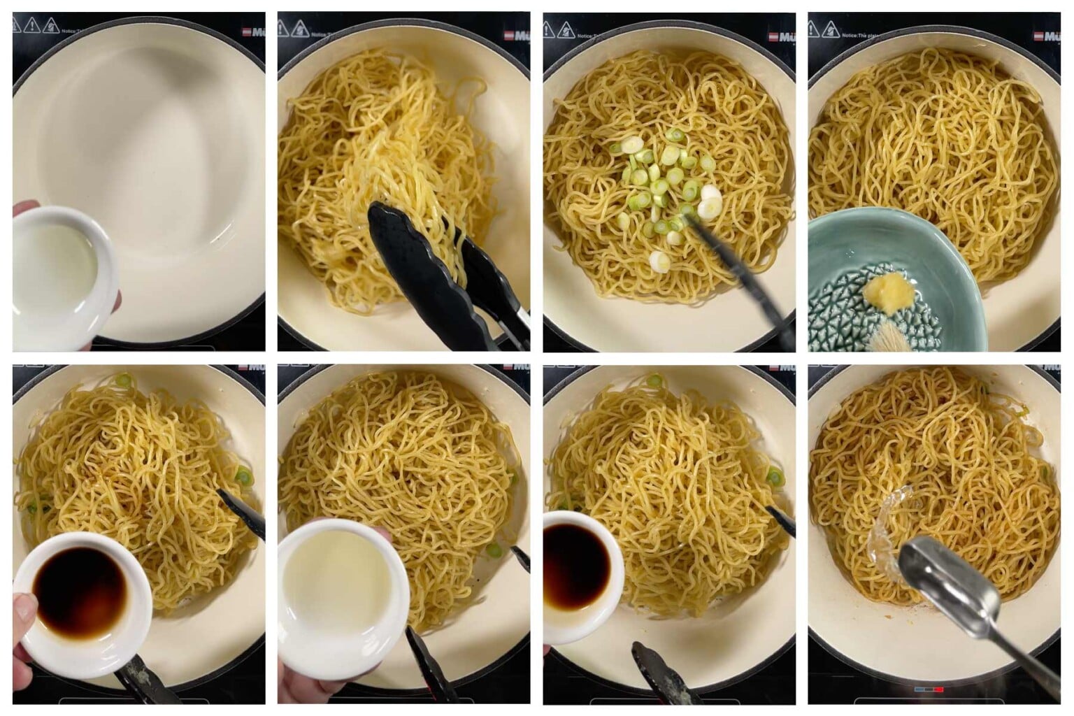 Cooking instruction photos
