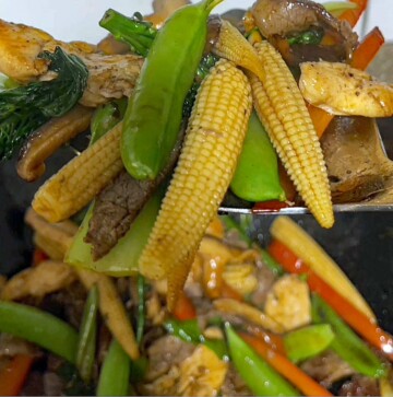 Chicken and Steak Stir Fry Recipe - Oh, That's Good