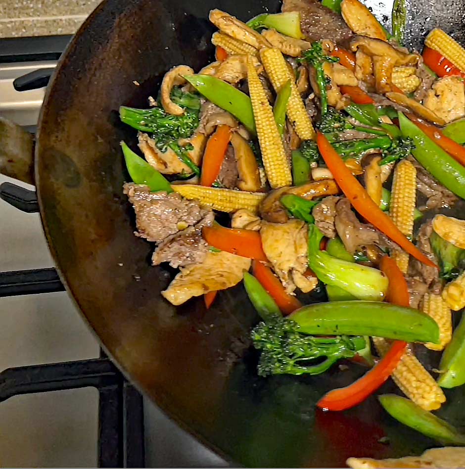 Chicken and Steak Stir Fry Recipe Oh, That's Good!