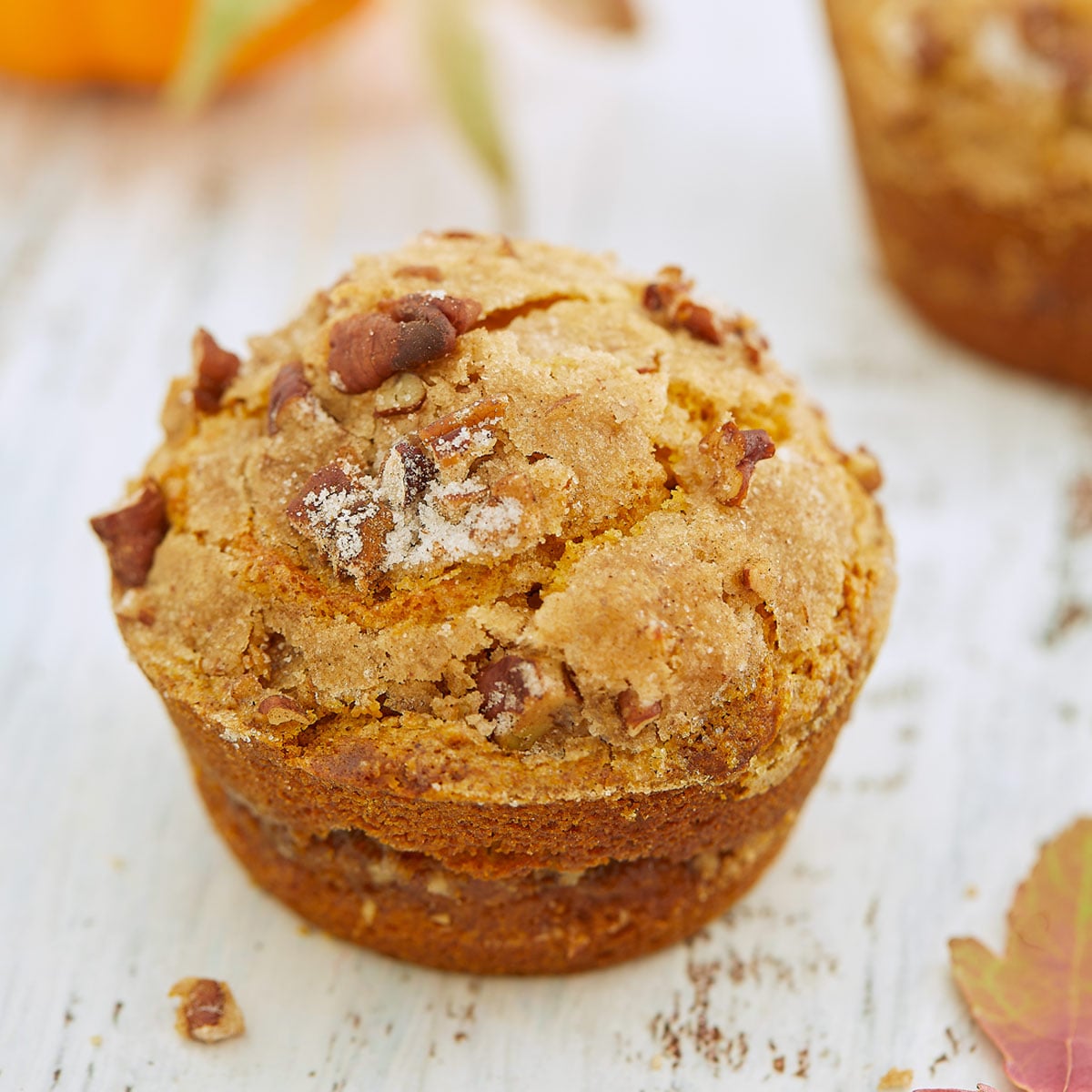 Fully bake muffin removed from the oven.