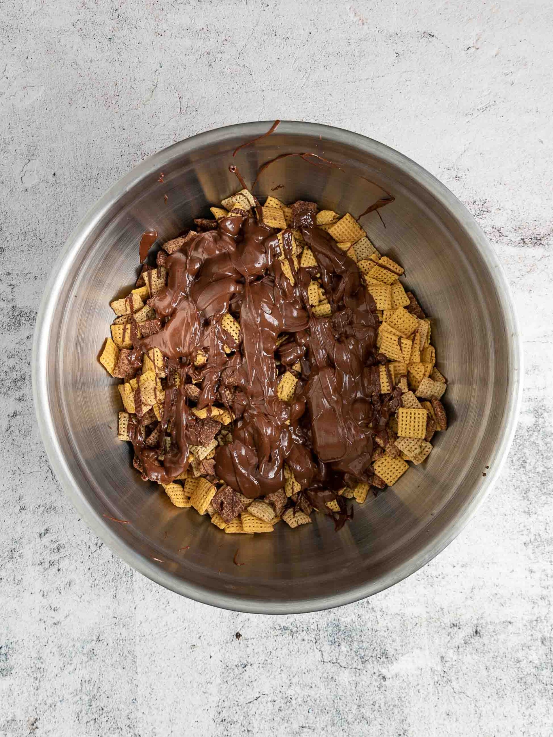 Christmas Holiday Muddy Buddy Recipe with Chex Mix - Oh, That's Good